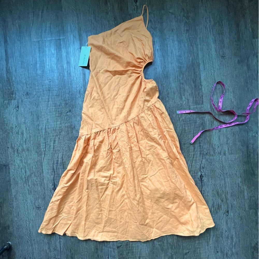 All About May Charlotte Dress -6- Linen Cotton Blend